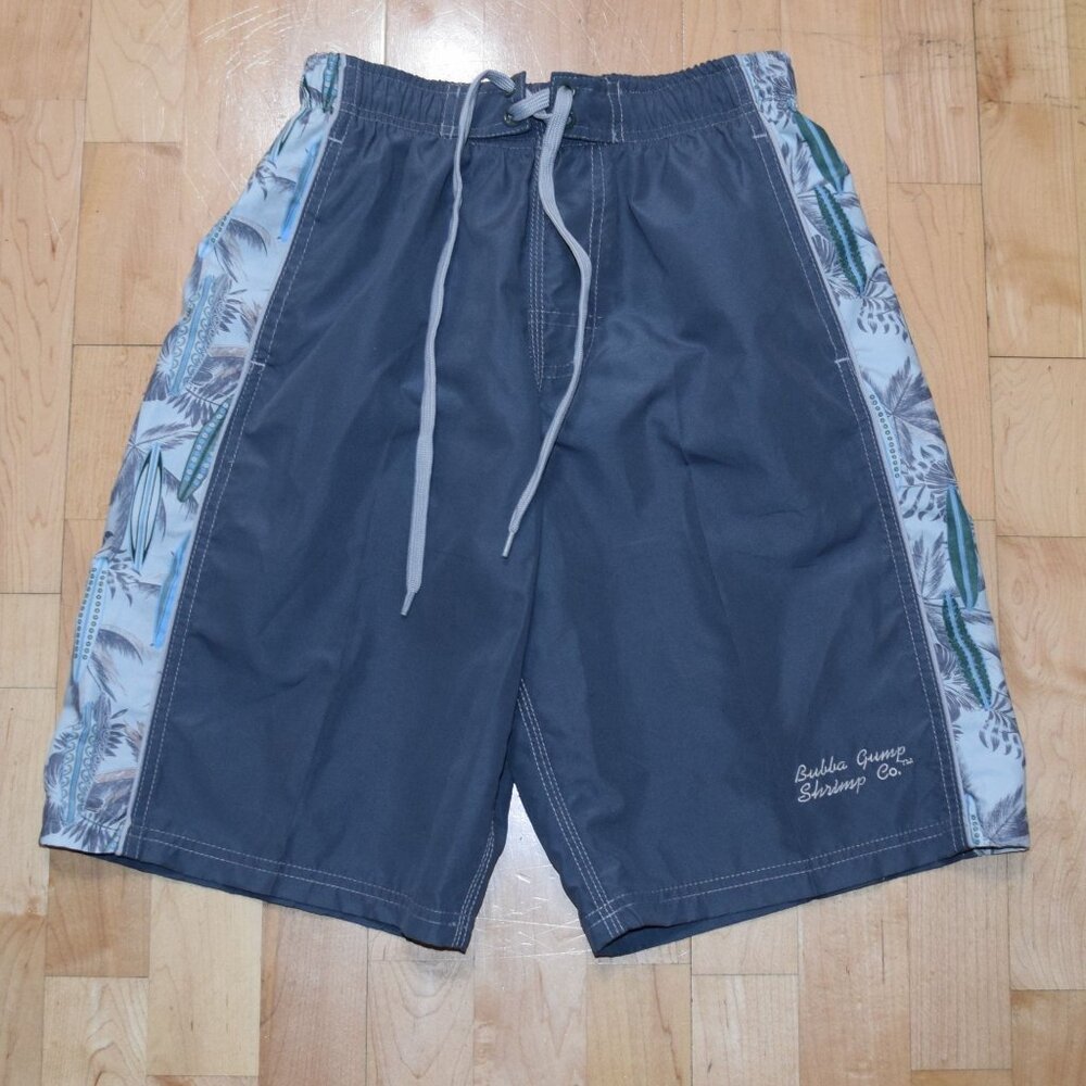 BUBBA GUMP Men's Sz S Brief Lined BOARD SHORTS Beach Swim Shorts Swim TRUNKS